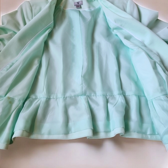 Worthington Mint Green Lined Blazer Jacket - Picture 6 of 9